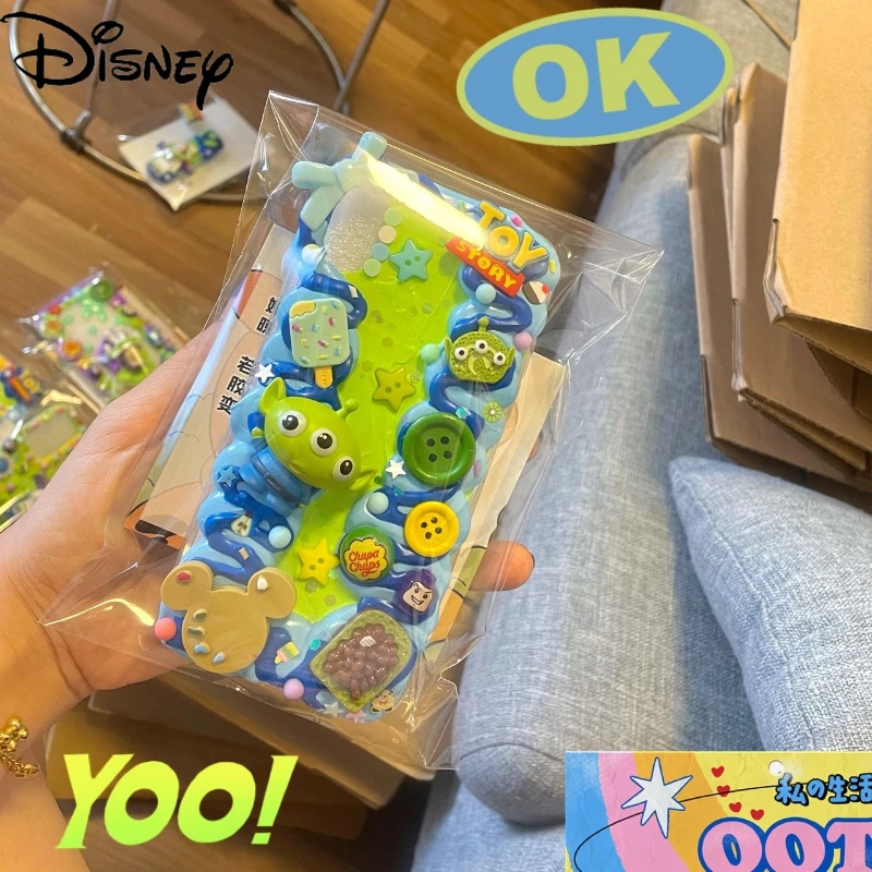 

Disney Toy Story for Iphone13 13 Pro 13 Pro Max Cartoon Custom Case for IPhone 12 12 Pro 12 ProMax Cream Glue Mobile Phone Case