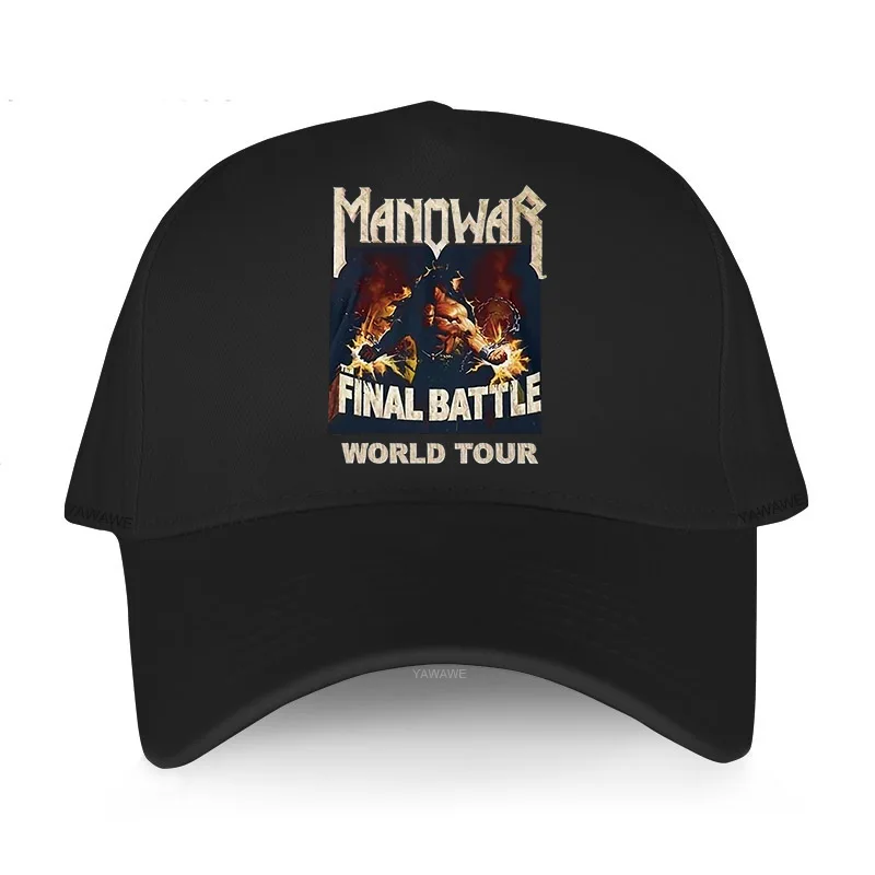 

Men's Fashion printed Hat brand original Cap Manowar Final popular world tour Unisex Breathable Baseball cap Boyfriend hats