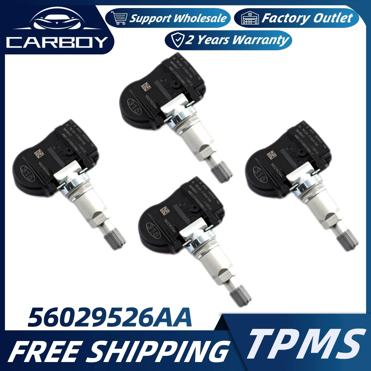 

Бесплатная доставка, датчик TPMS 56029526AA 56053030AC 315 МГц для Chrysler Sebring 200 Pacifica Dodge Magnum Jeep Mitsubishi Suzuki