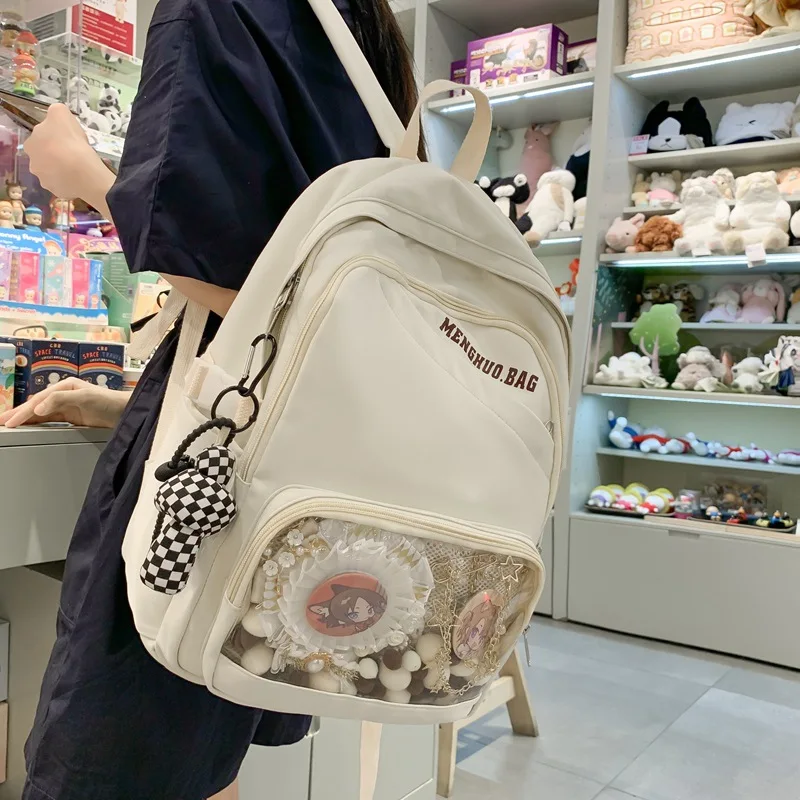

Женский рюкзак Fanchila Kawaii Lolita Gilrs Ita, модная новинка 2023, вместительный рюкзак для творчества, униформа JK, ins стиль