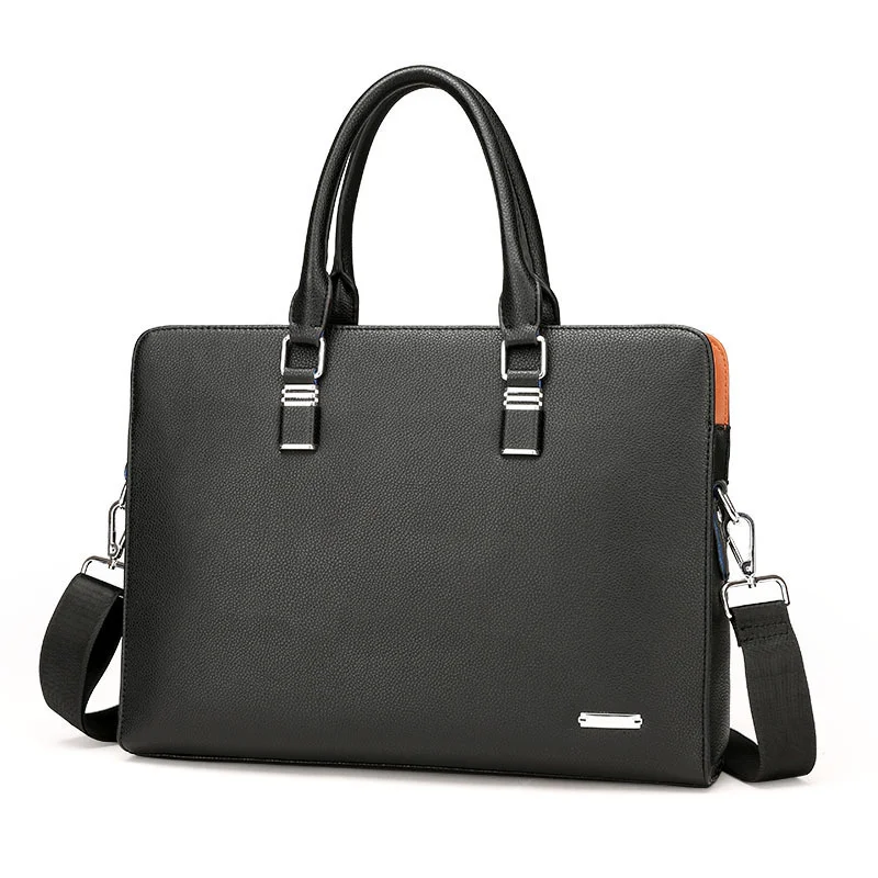 New Design Genuine Cowhide messenger Men's Leisure Time Handbag portfolio designer luxury Fashion High-quality Shoulder Bags
