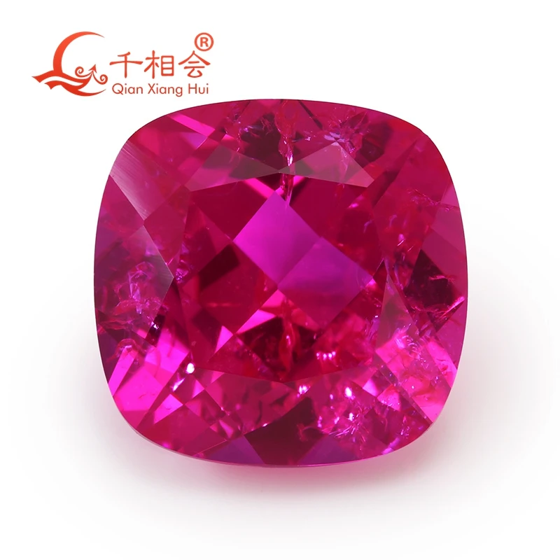 Розово-розовый/морганит розовый цвет подушка созданная в лаборатории выращенный