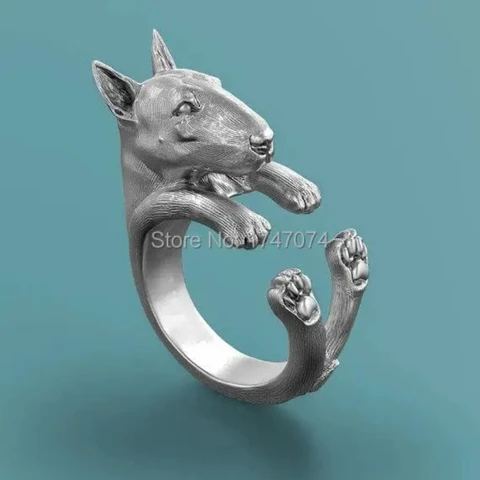 Серебряное кольцо BULL TERRIER DANGGAO
