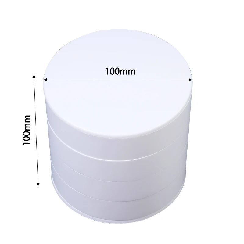 Multilayer Rotating Plastic Jewelry Storage Box Stand Earrings Ring Box Cosmetics Beauty Container Organizer Boxes High Quality