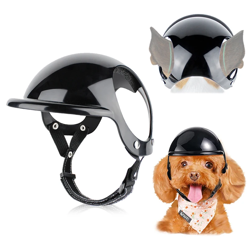 

Pet Helmets for Small Medium Dogs Cats Helmet-Outdoor Mini Head Protecting Safe Hat Puppy Bike Doggy Cap Pet Accessories