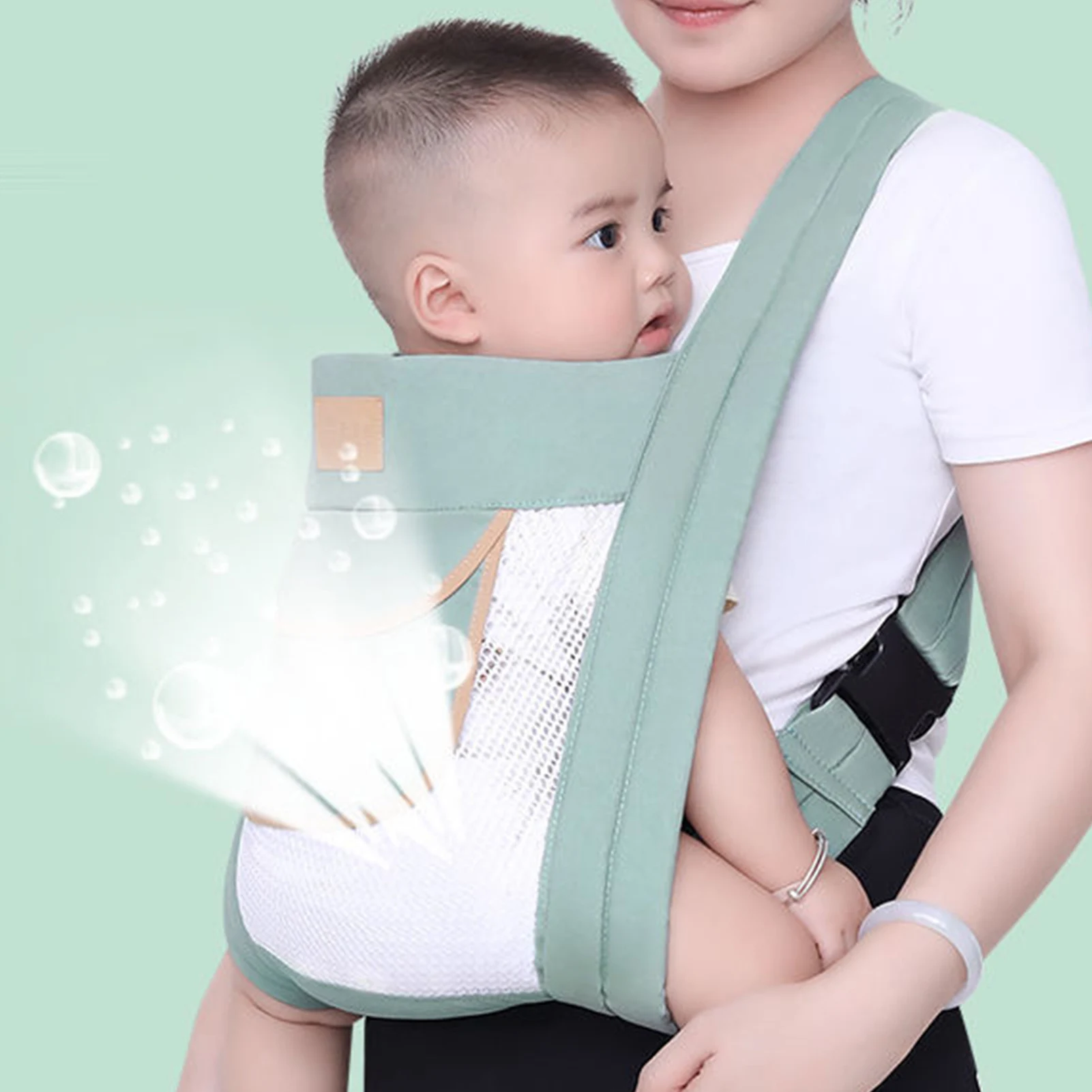 Multifunction Baby Carrier Before And After Backpack Sling Carrier Hip Seat For Infant 3-36 Months Shopping Travelling Accessori