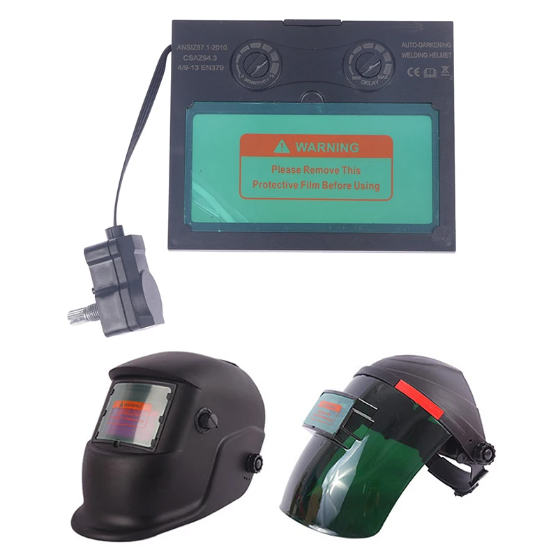 

Auto-Dimming Welding Helmet Lens Solar Pro Auto Darken Welding Helmet Mask Lens Automated Filter Lens Hood Protective Equipment