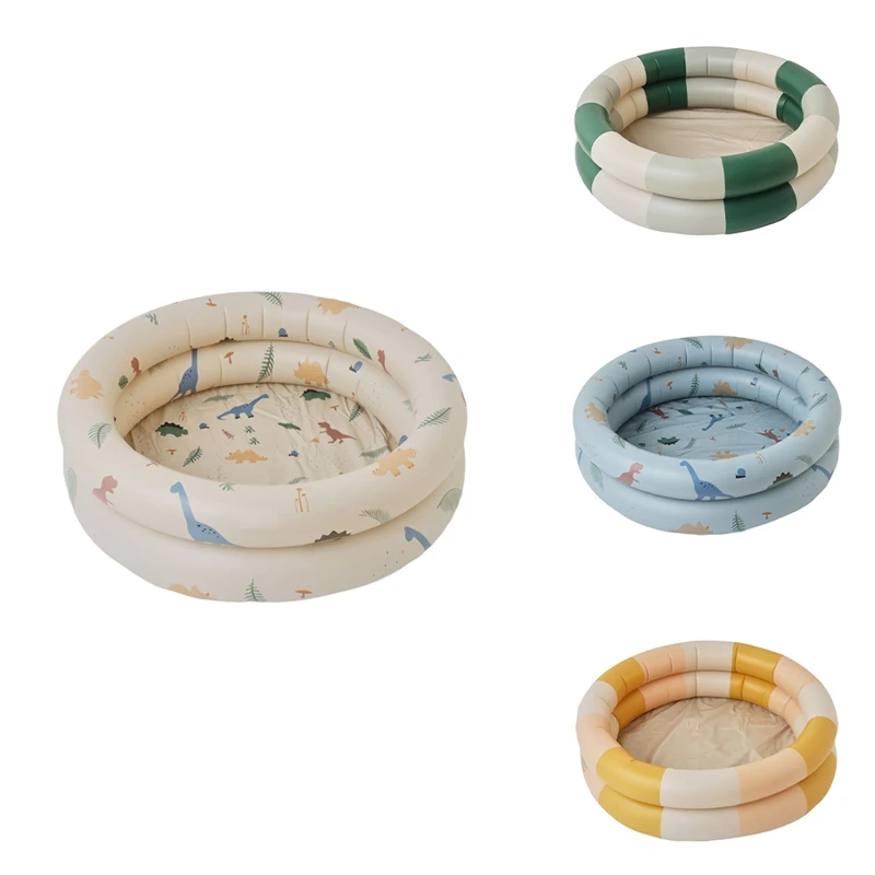 

1 Piece 87Cm Baby Inflatable Swimming Pool Toys Round Children Pool Room Bath Pool Beige