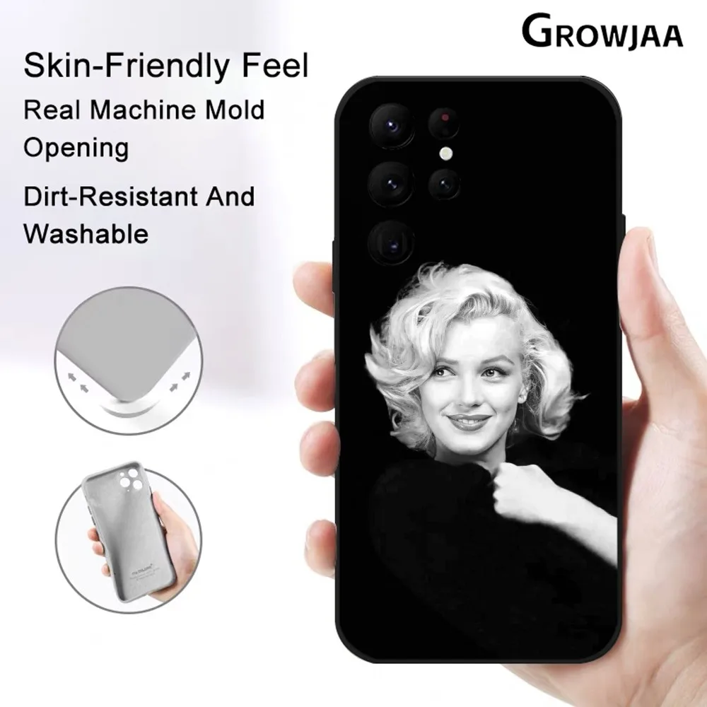 Чехол для телефона M-Marilyns M-Monroes Sexy Girl Samsung Galaxy S25 S24 S22 S23 Ultra S21 S20 Plus 5G Защитный