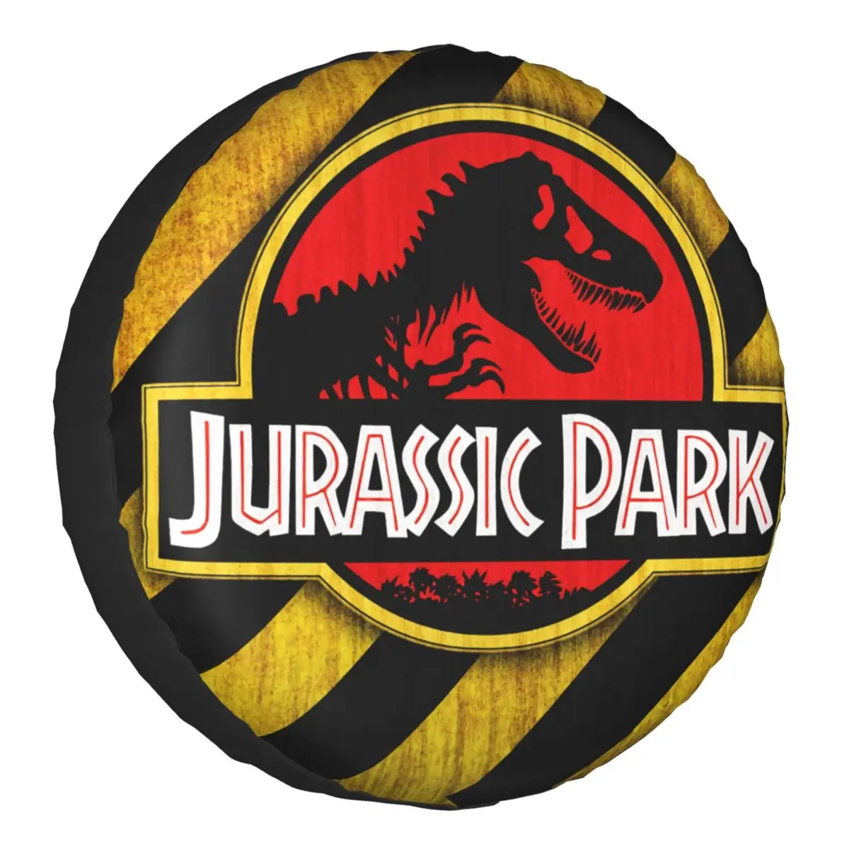 

Jurassic Park Logo Yellow Tire Cover 4WD 4x4 SUV Giant Dinsaur Spare Wheel Protector for Jeep Wrangler 14-17 Inch