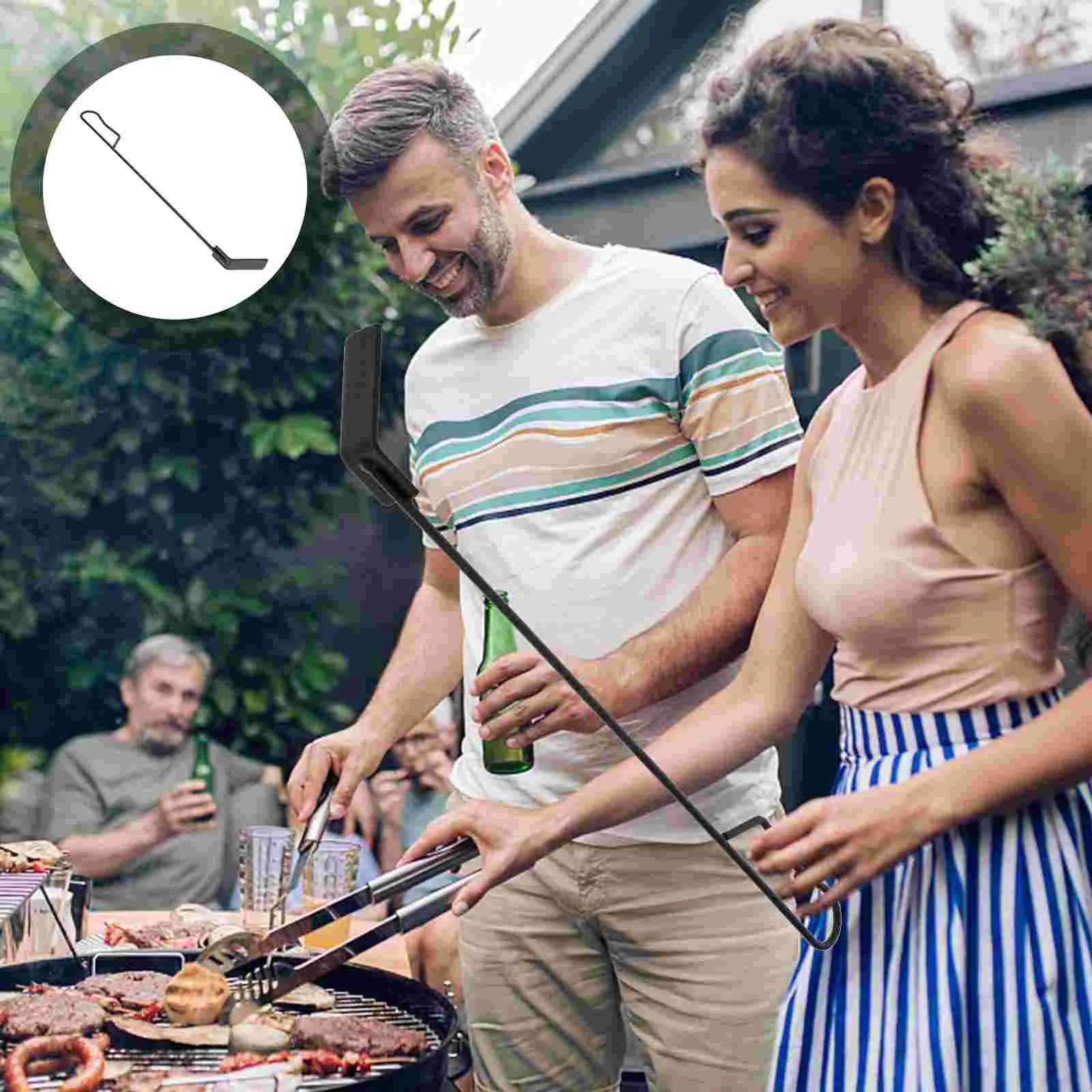 

Charcoal Rake Barbecue Tool Cleaner Scraper Household Cleaning