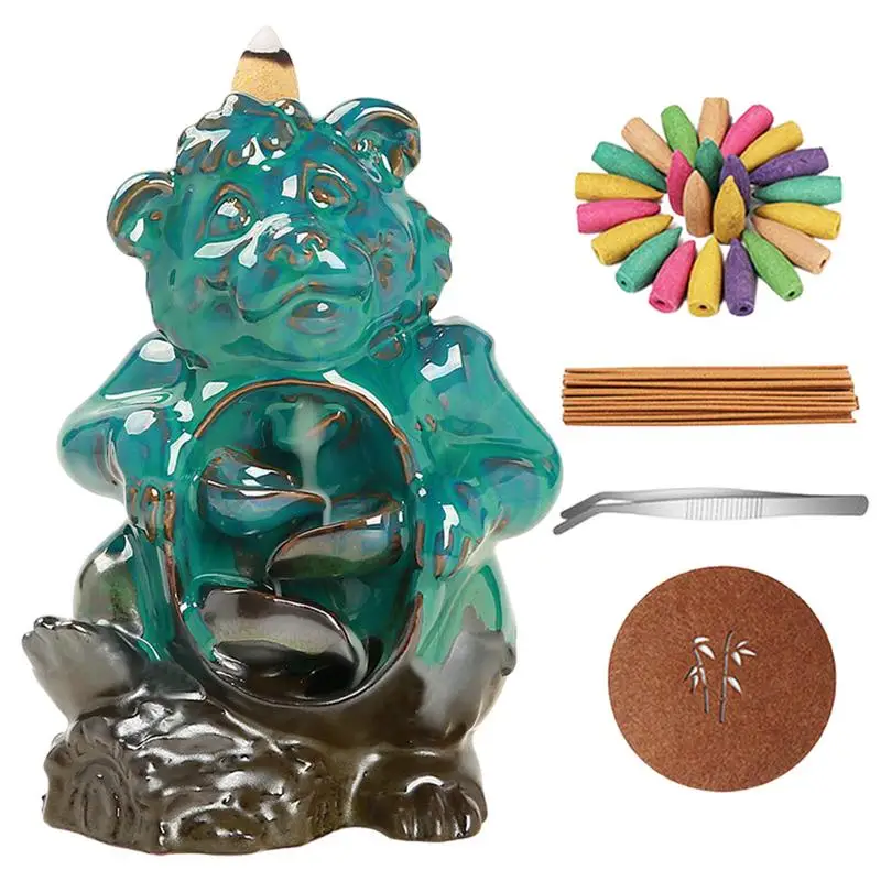 

Ceramics Bears Incense Burners Ceramics Backflow Incense Burners In Bears Shape Cute Bears Shape Ceramics Decorations Gift For