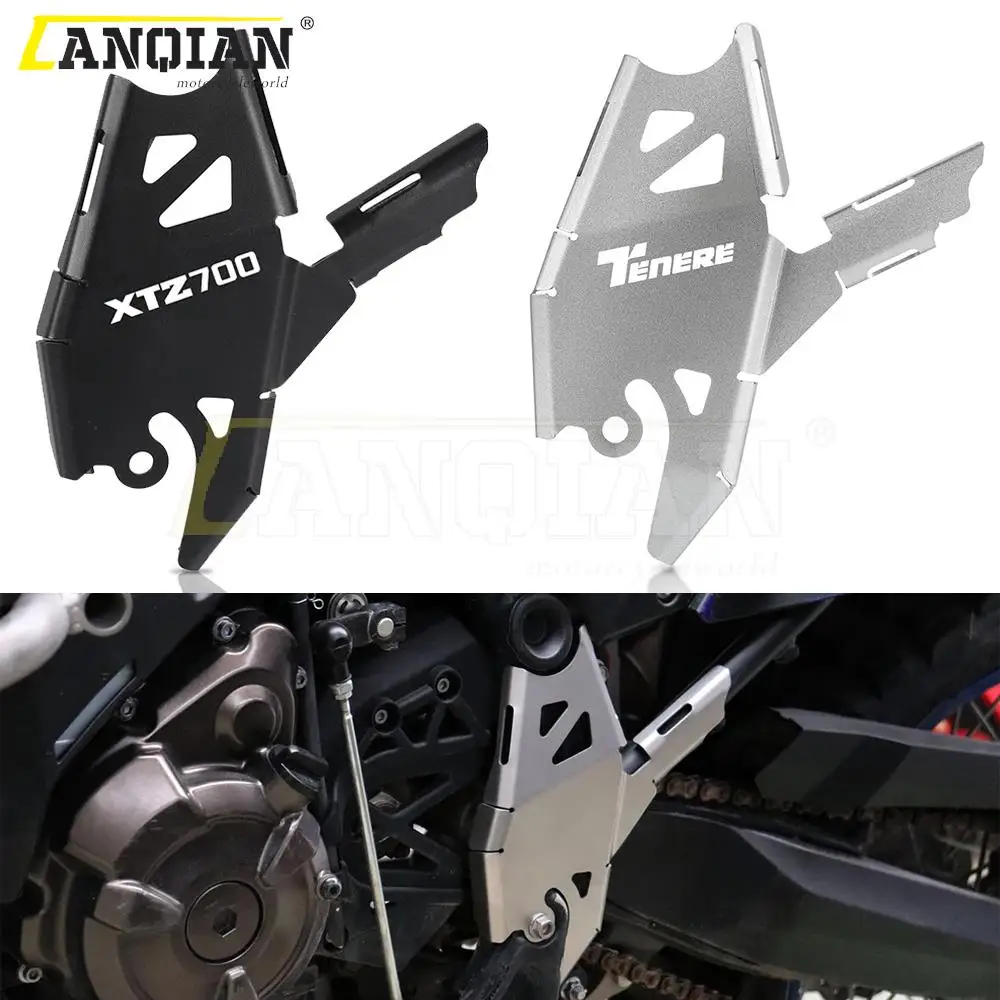 

XTZ700 XT700Z Tenere Motorcycle Accessories CNC Left Frame Guard Protector Cover For Yamaha XTZ XT 700 Z TENERE 2019 2020 2021