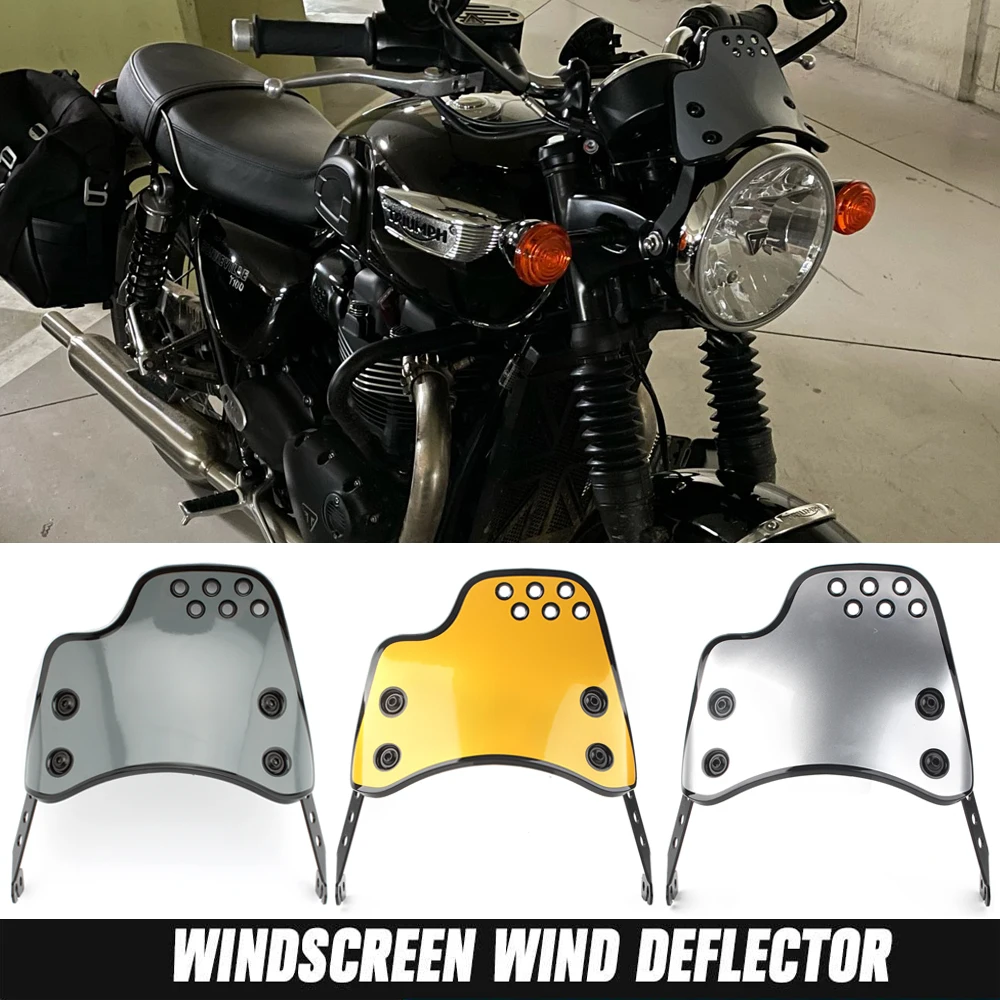 

Motorcycle Accessories For Ducati Scrambler 800 Windshield Windscreen Icon Sixty2 400 Wind Deflector 2015-2022 2021 2020 2019 18