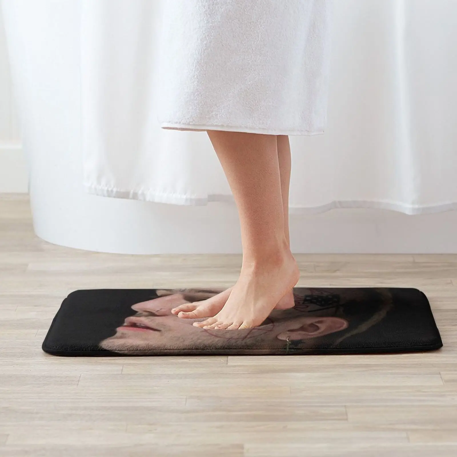 Цинический коврик для чистки двери нескользящий мягкий поглощения воды живой