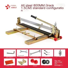 New Tile Cutting Machine Manual Push Knife Floor Tile Hand-held Thickened Professional Floor Cutter Push Knife Hand Tool 800MM 