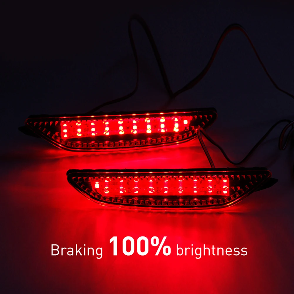 2 шт. Предупреждение ные лампы для заднего бамперсветильник Kia Rio K2 седан 2011-2014 -