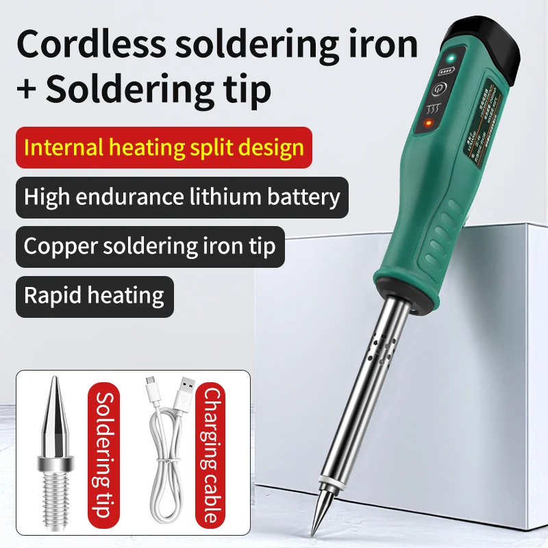 

LUXIANZI Беспроводной паяльник 400°С