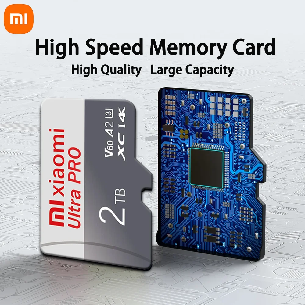 Оригинальная карта памяти Xiaomi 2TB 1TB UHS-I 128 ГБ Micro TF SD-карта флэш-карта 512 Mini для