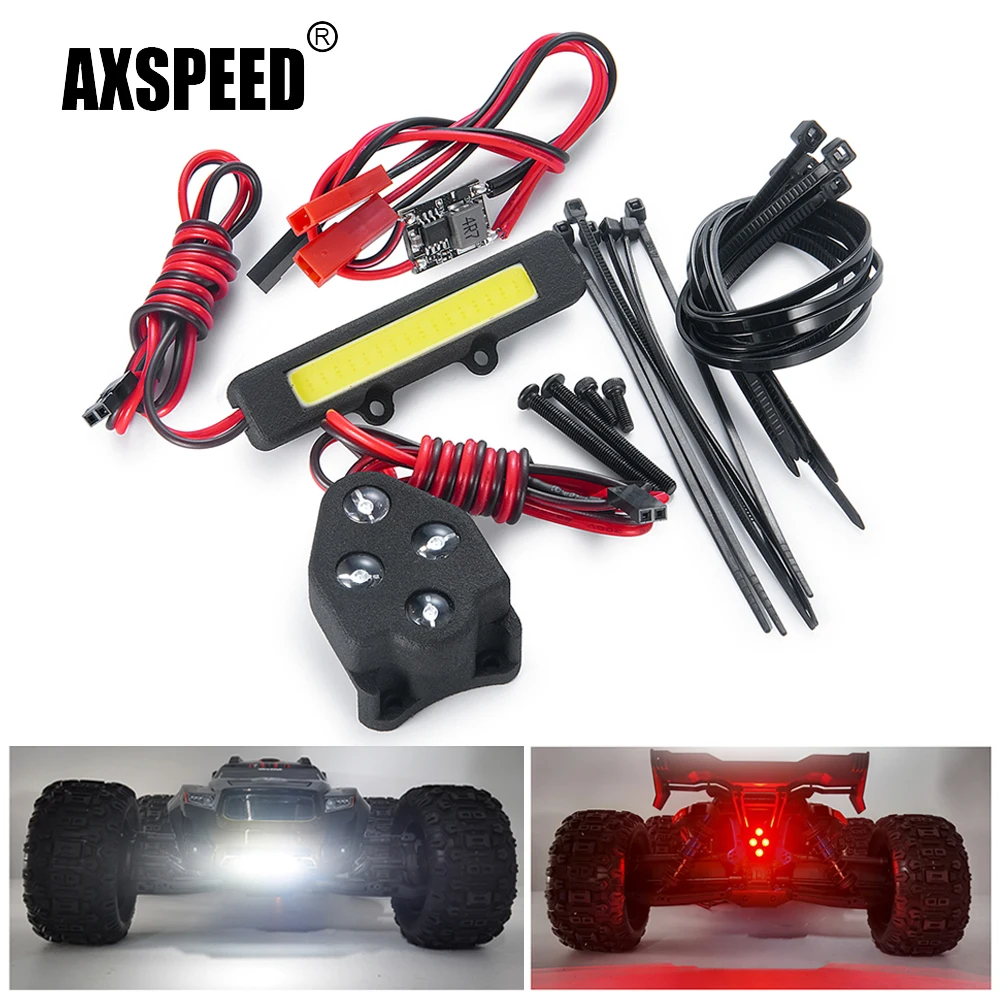 

AXSPEED Simulation Headlight & Taillight LED Light Group for Sledge 95076-4 1/8 scale 4WD Monster Truck Off Road RC Car