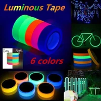 6 colors 15mm5m waterproof glowing stage movie nightclub bar party props warning strip fluorescent cotton uv lamp tape