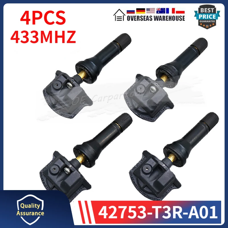 Датчик давления воздуха в шинах Acura ILX, 433 МГц, 4 шт. Датчик давления воздуха в шинах Acura ILX, 433 МГц, 4 шт.