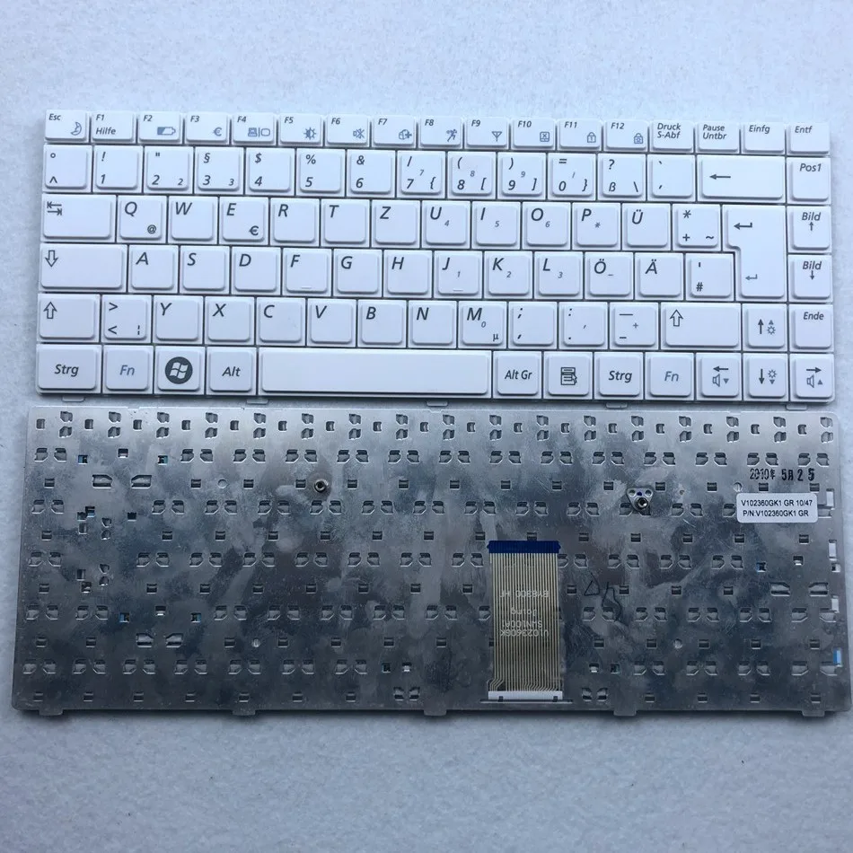 

Germany Laptop Keyboard For Samsung R465 R467 R468 R469 R470 R480 RV408 RV410 White GR Layout