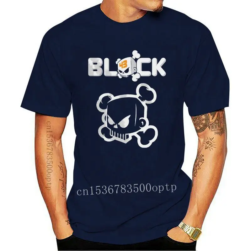 

Camiseta negra de manga corta para hombre, camisa con Logo de calavera de bloque Ken, talla S-5XL, novedad de 2021