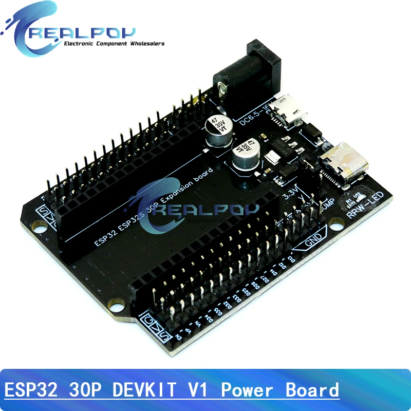 Фото ESP32 Micro / Type-c USB CH340C CP2102 WiFi + Bluetooth сверхнизкое энергопотребление двухъядерная Стандартная плата расширения №5