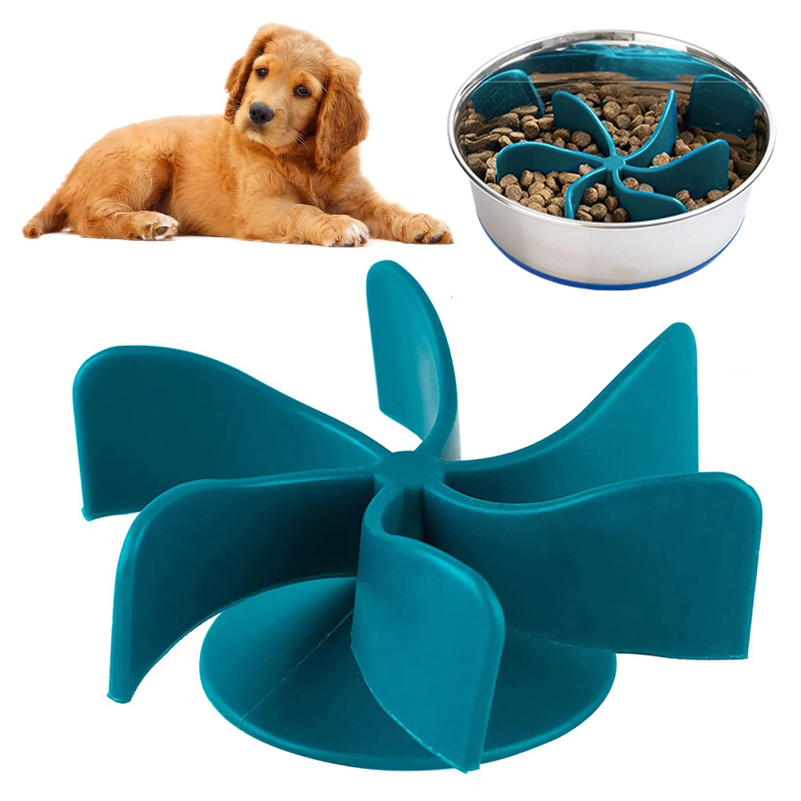 

Dog Bowl Slow Feeder Spiral Slow Feeder Dog Bowls With Strong Suction Cup For Small Medium Dogs Spiral Pet Feeder For Small