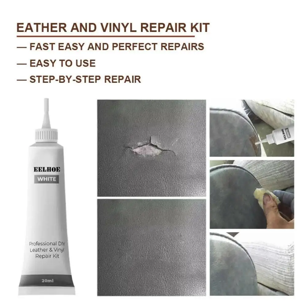 

1pc Advanced Leather Repair Gel Car Seat Home Leather Complementary Color Repair Paste 20ml No Harm Chemical