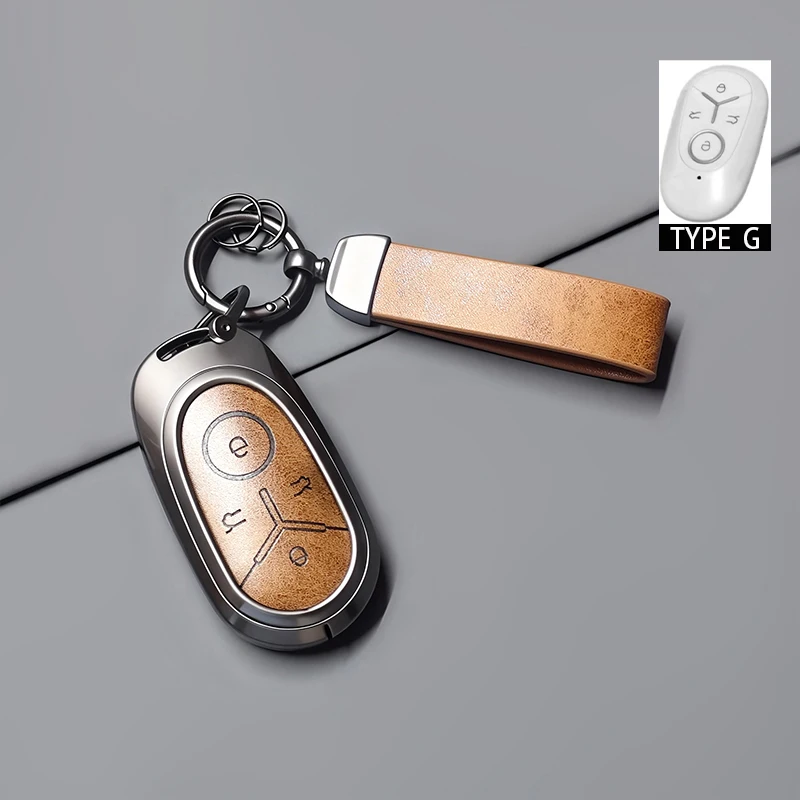 

Чехол для автомобильного ключа из цинкового сплава для Geely Geome Xingyuan Geometry, брелок с 4 кнопками, прочная защита, ак...