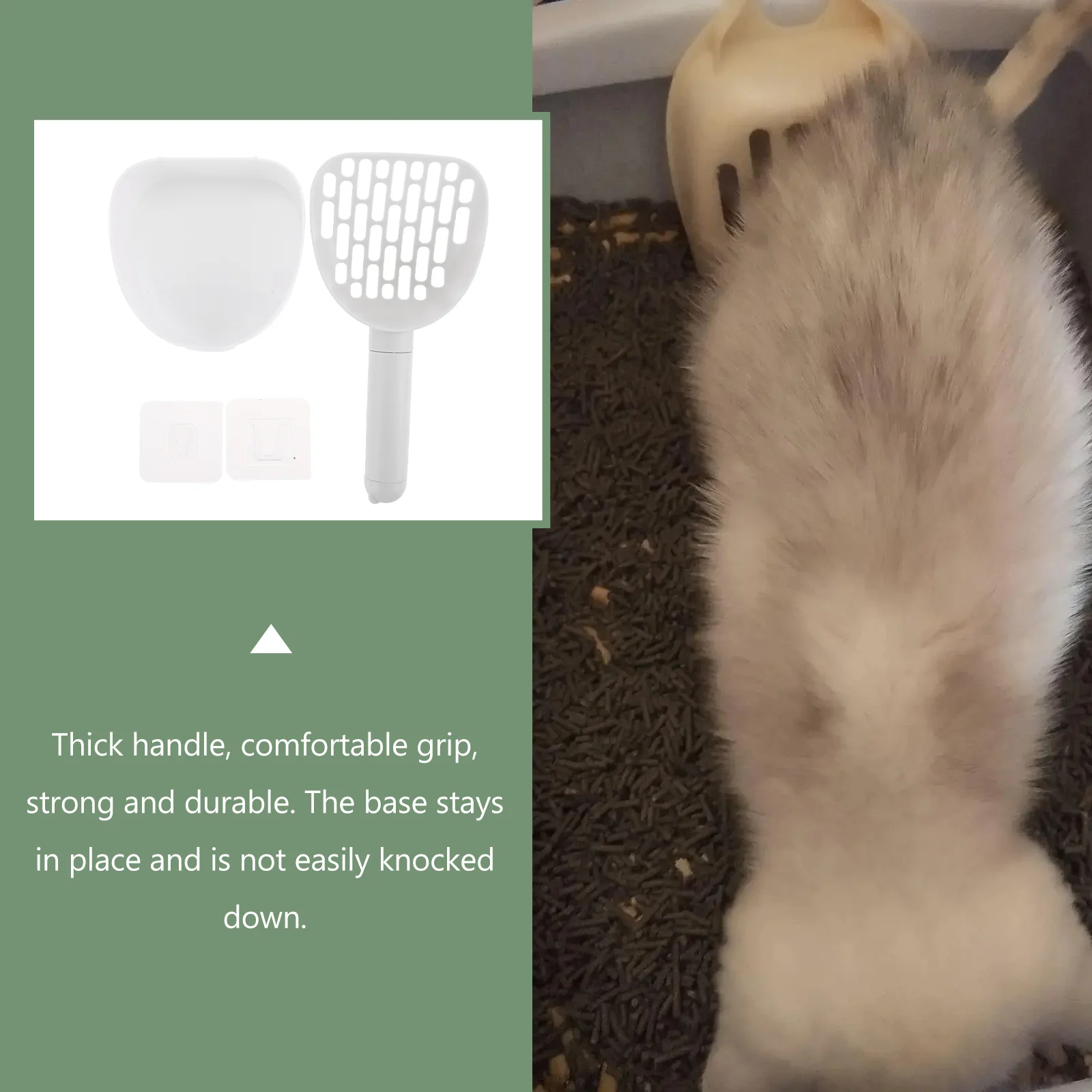 Лоток для кошек лопатка котят собака многофункциональная пластиковая чистящая