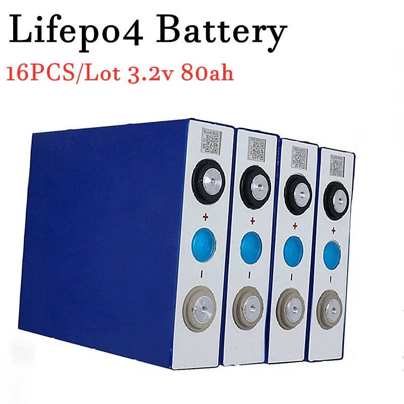

Аккумулятор Lifepo4 3c 300a для самостоятельной сборки, 3,2 в, 80 Ач, 16 шт.