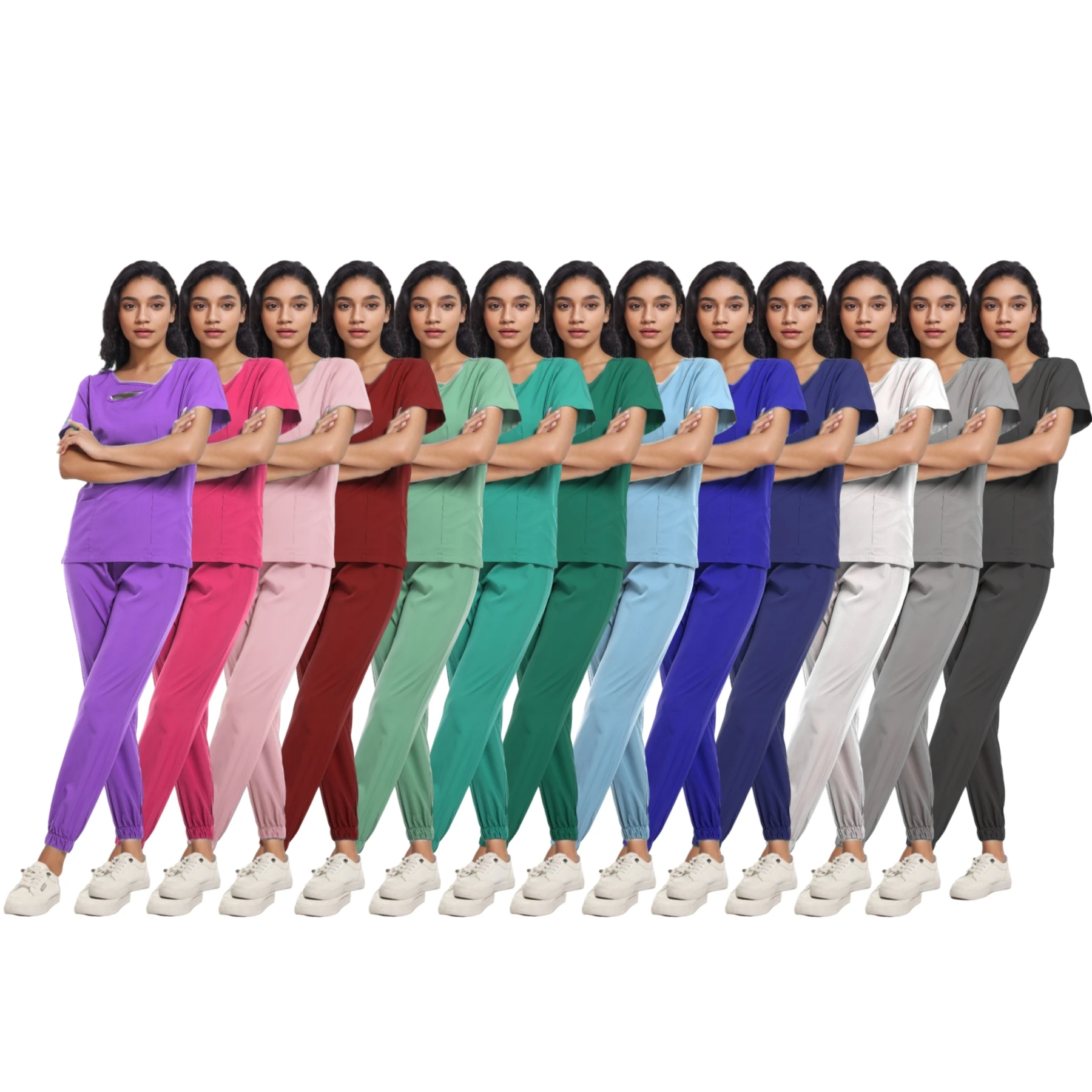 Медицинская форма эластичный набор скрабов больничные хирургические скрабы