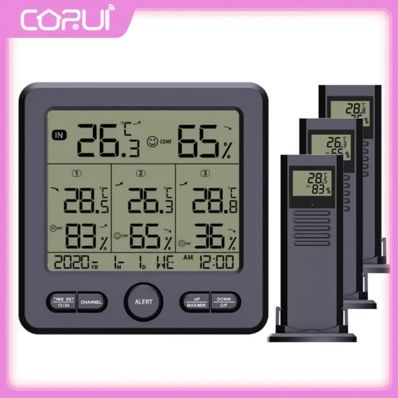 

Weather Station Accurate Temperature Meter Calibration Function Thermohygrometer Reliable Wifi Thermohygrometer