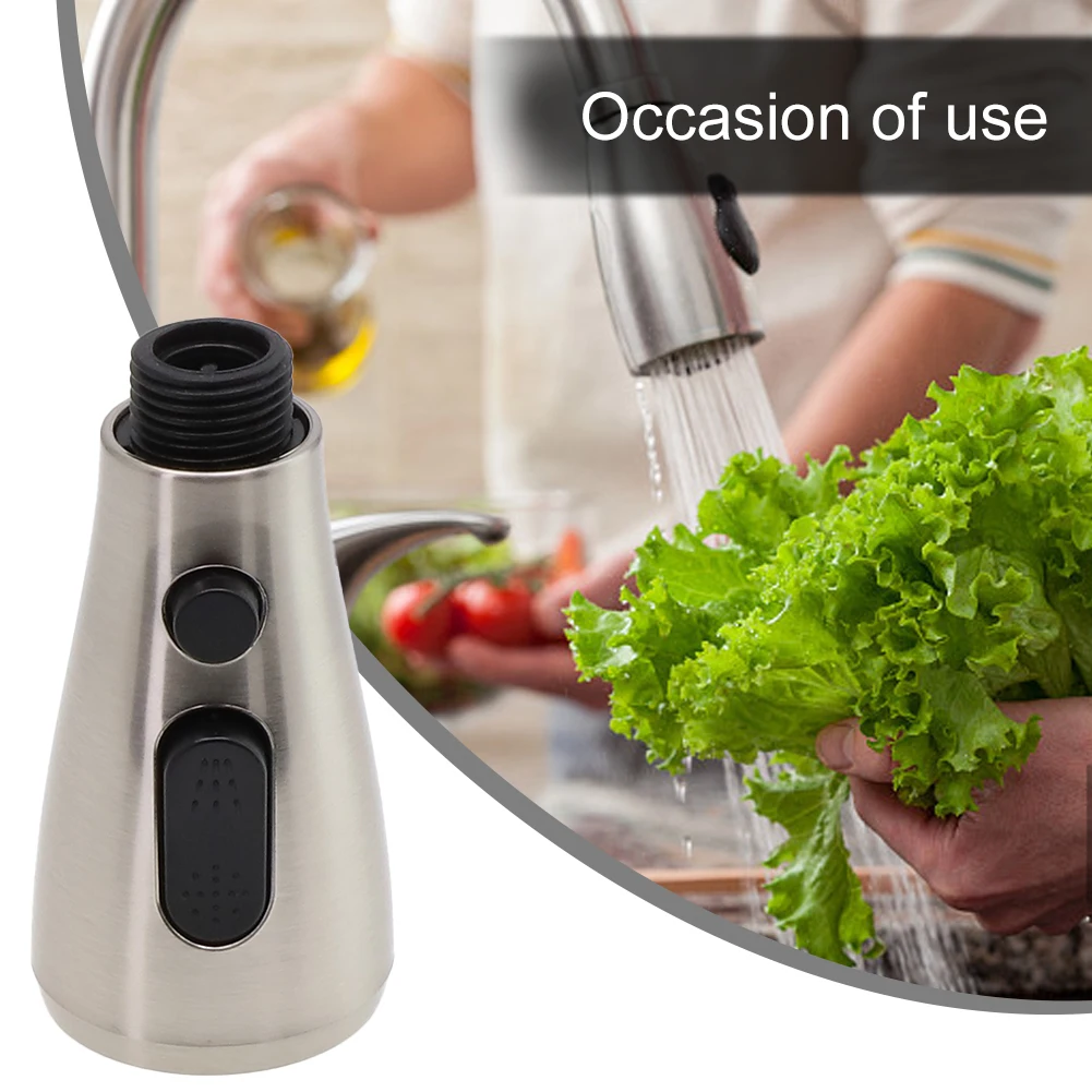 

Kitchen Faucets Faucet Sprayer Head Home Replacement Tap Spray Shower Head Sprayer Brushed Durable Kitchen Spare