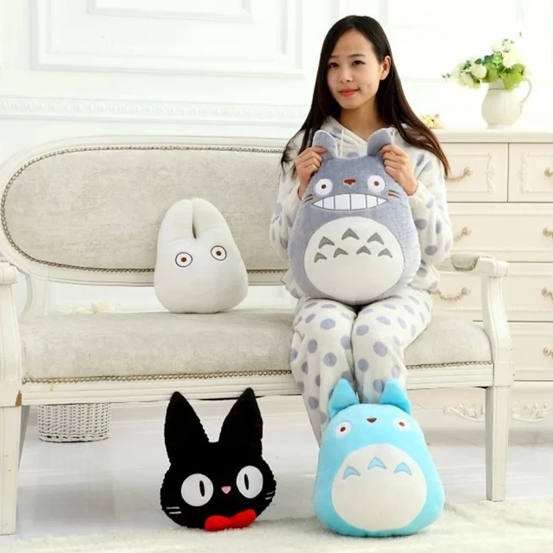 

Plush Totoro Toy Kawaii Stuffed Chiqi Totoro Pillow Toy Anime Characters Home Decoration Pillow Cushion Kids Birthday Gift