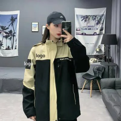 

Новый пуховик, хлопковое пальто, ветровка на весну и осень, трендовая Спортивная ветровка с капюшоном для мужчин и женщин