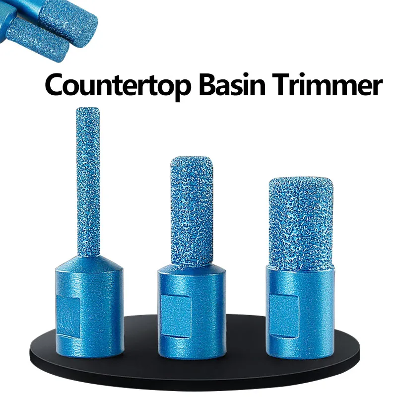 

1pc Vaccum Brazed Polishing Bit M10 Thread Hole Diamond Finger Bit Milling Cutter For Ceramic Tile Grinding Angle Grinder Parts