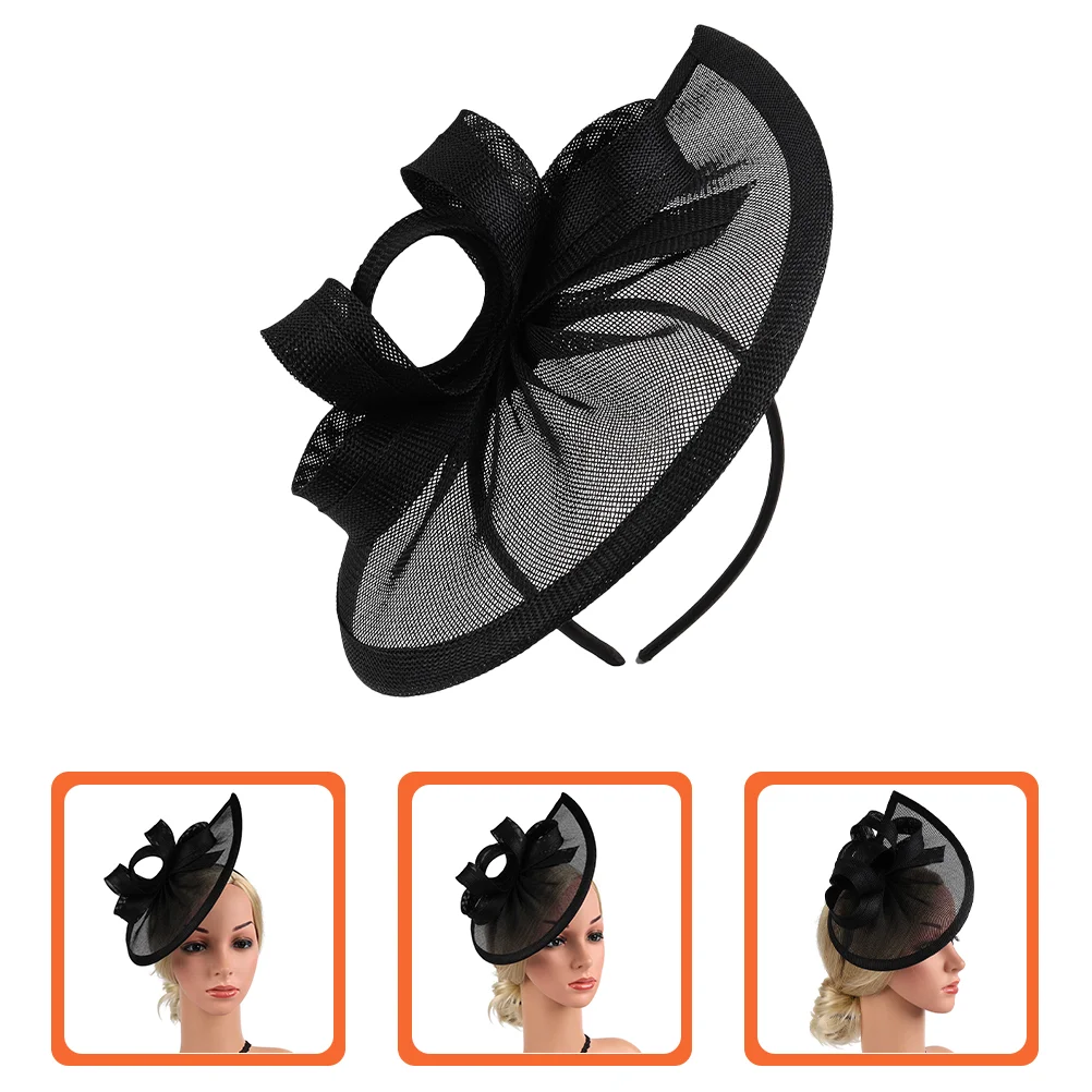 

Коктейльная Женская мини-заколка для волос, элегантные чайные шляпы, вуалетки, женский головной убор, сетчатая шляпа, аксессуары, льняная Женская Невеста