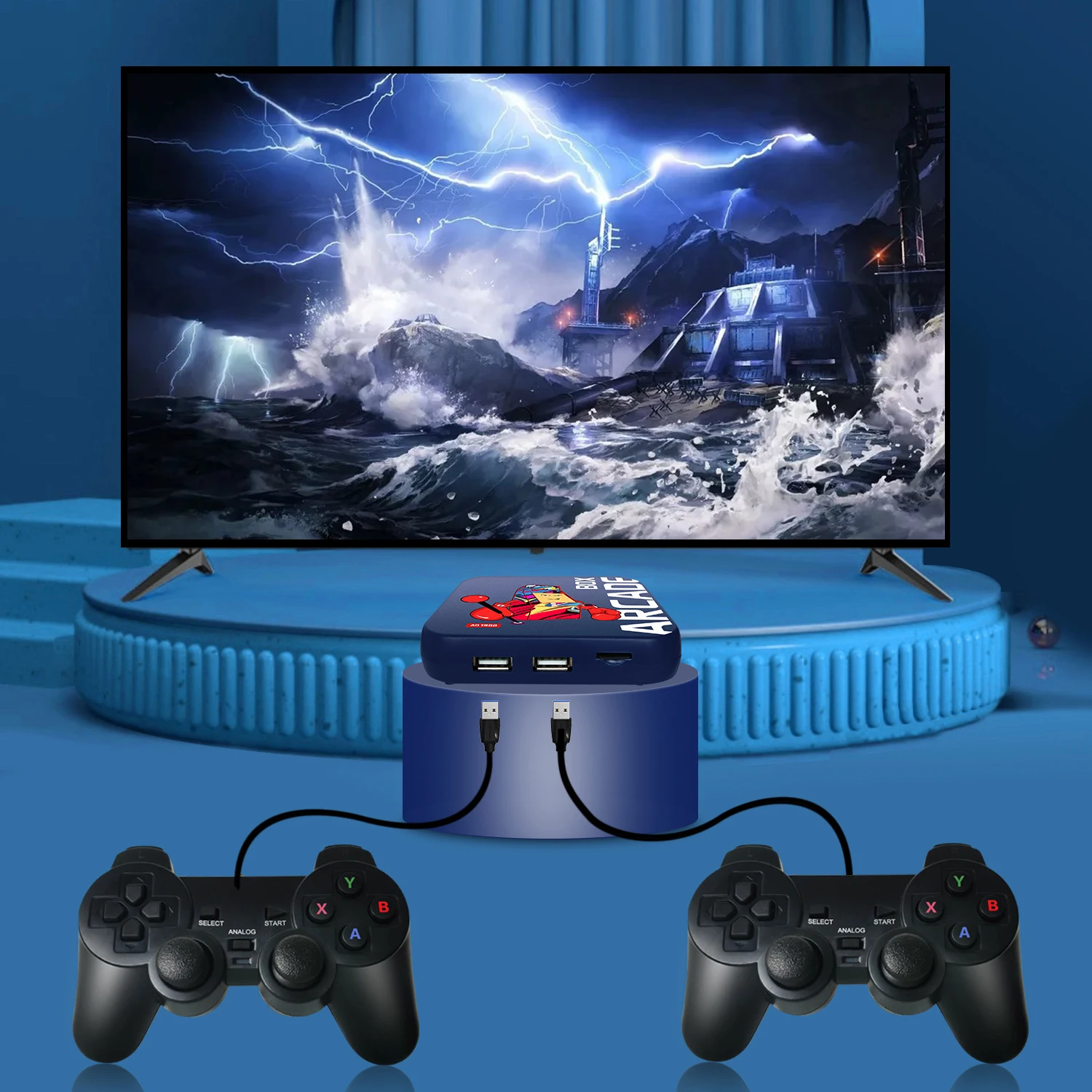 Аркадная игровая консоль 33000 + встроенных игр для PS1/PSP/NDS/N64/MAME и т. д. 50 эмуляторов