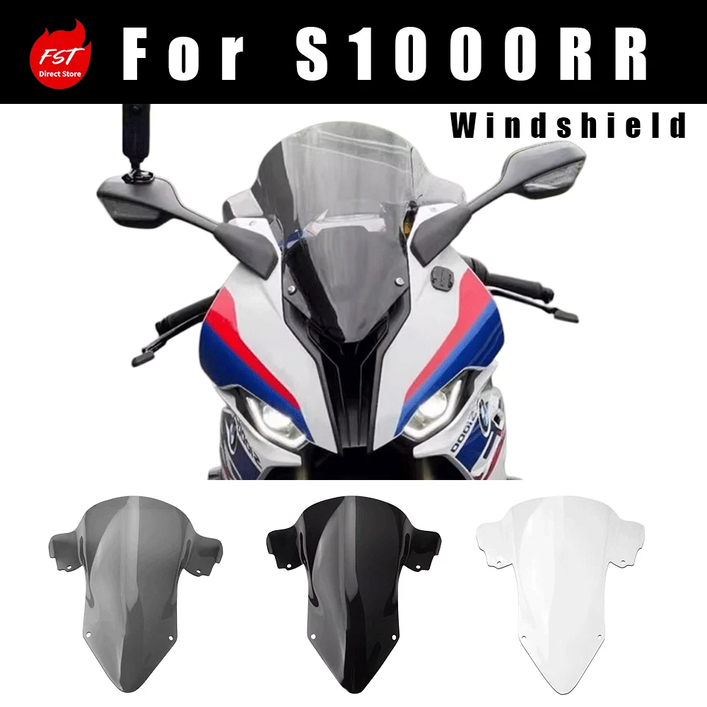 Фото Подходит для S1000RR, увеличенное гоночное ветровое стекло и ветроотражатель, реплика WRS №1
