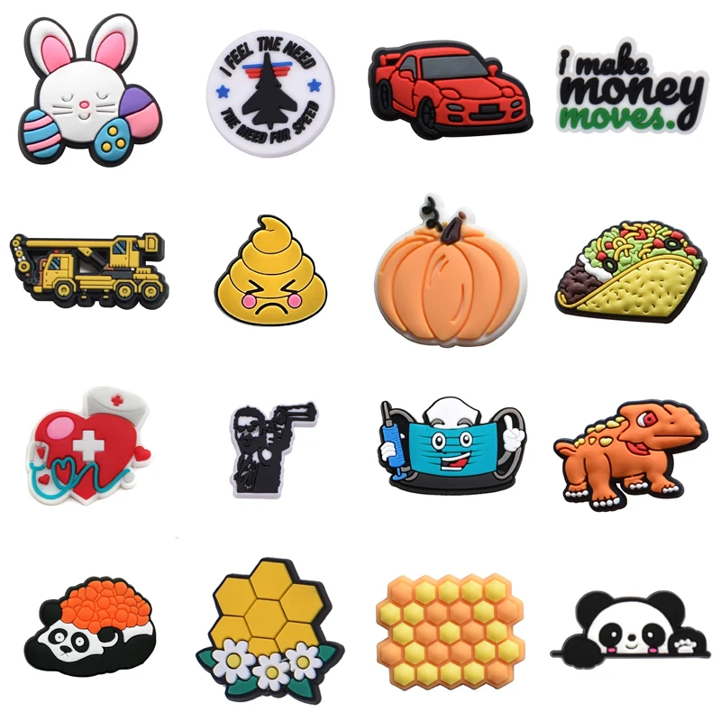 

Shoe Charms Shoes Accessories Packs Women Charm Girl Men Wholesale Bulk Boy Set Jeans Decorations for Crocs Gifts Kids Para Pins