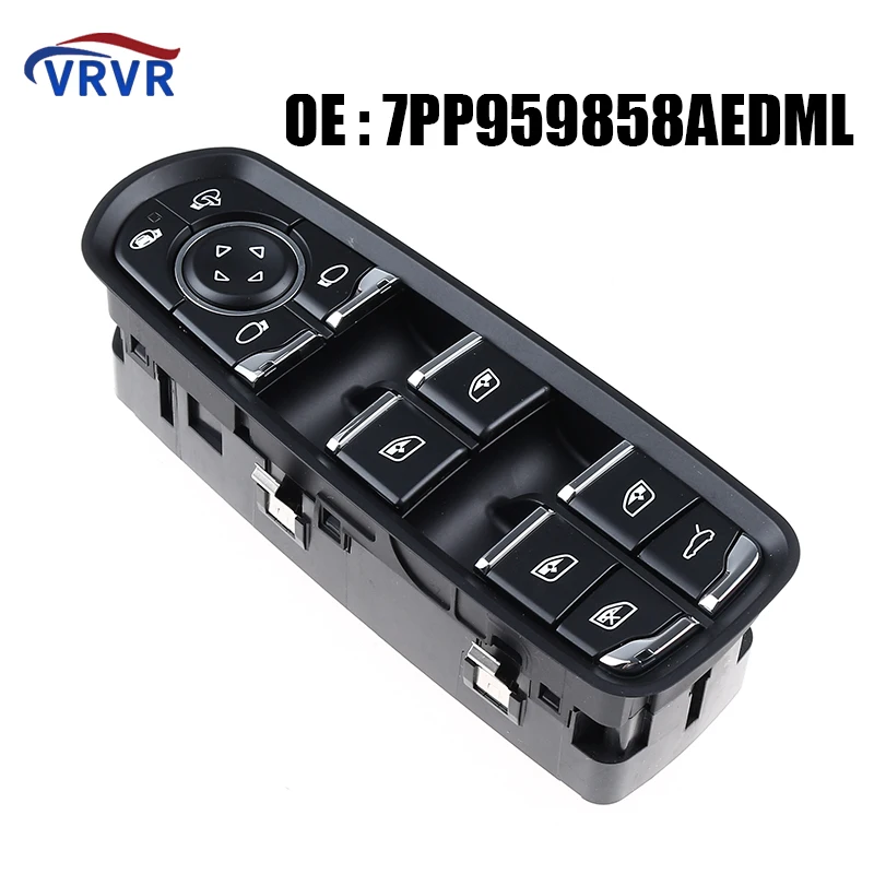 

7PP959858AEDML Car Accessories Master power window Switch Mirror Switch Button For Porsche Panamera Cayenne Macan 2010-2017