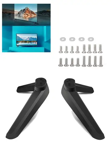 2 шт. ножки подставки для телевизора 28 32 40 43 49 50 55 65-дюймовая подставка под телевизор с винтами Кронштейны для телевизора Универсальная подставка для телевизора Базовый держатель