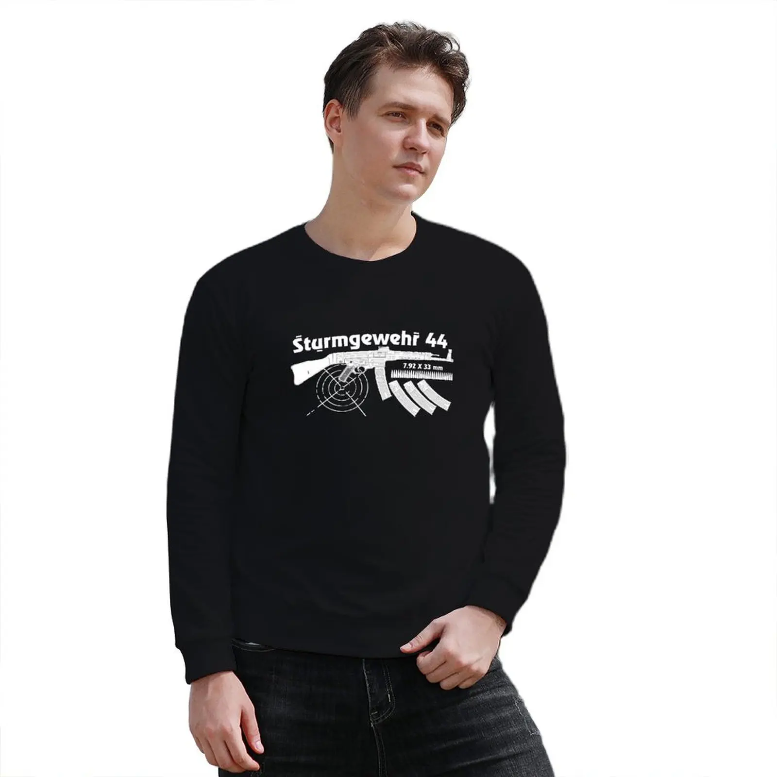 Stg 44 пуловер с капюшоном спортивный костюм новая толстовка