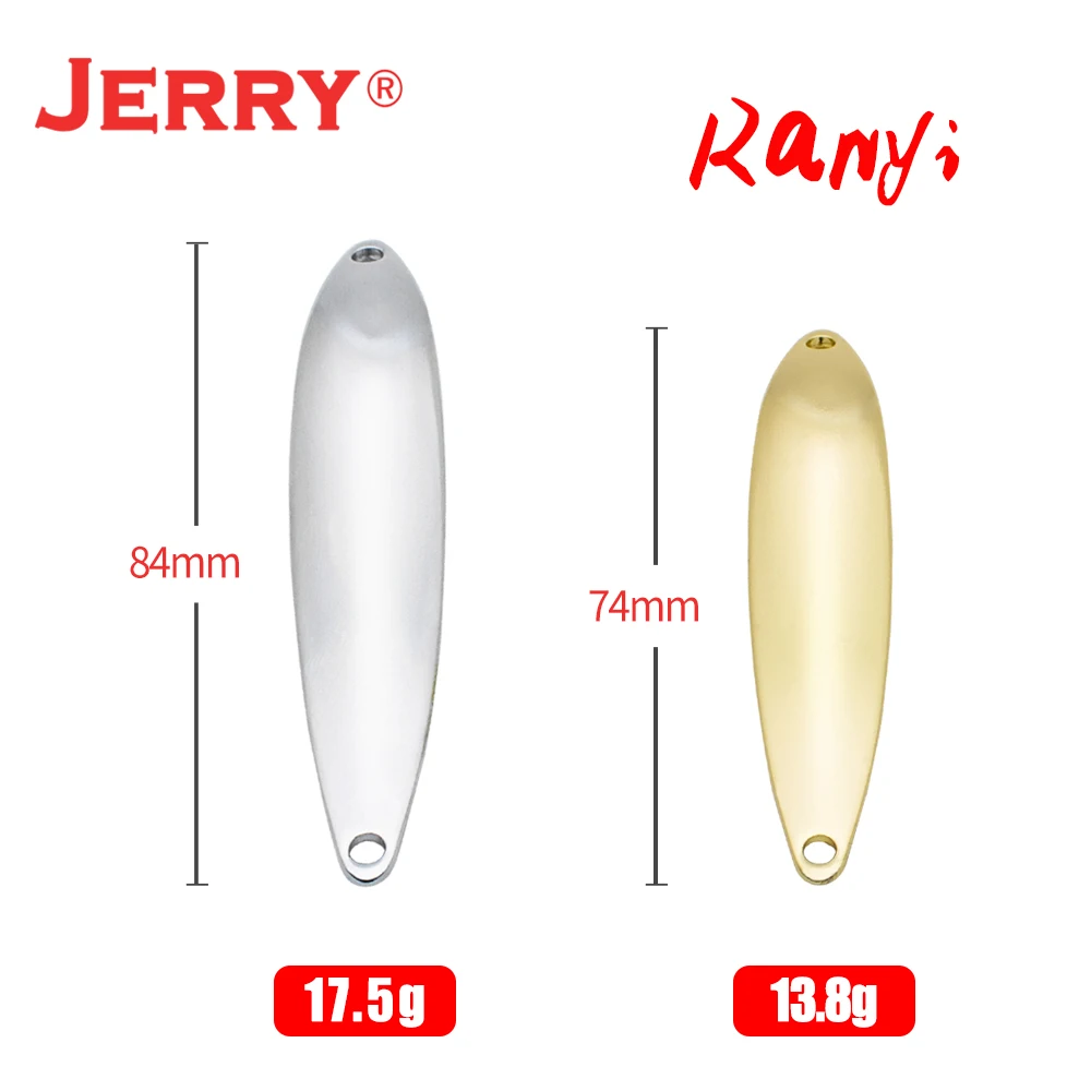 Фото Jerry JD 14,5 г 21 г Неокрашенная лососевая щука, рыболовная ложка, латунная литая рыболовная приманка, искусственная приманка для Steelhead Zander №3