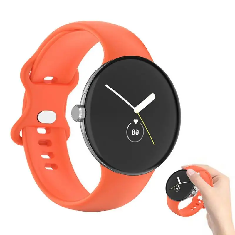 

Ремешок силиконовый для Google Pixel Watch, спортивный сменный Браслет для наручных часов, с защитой от пота