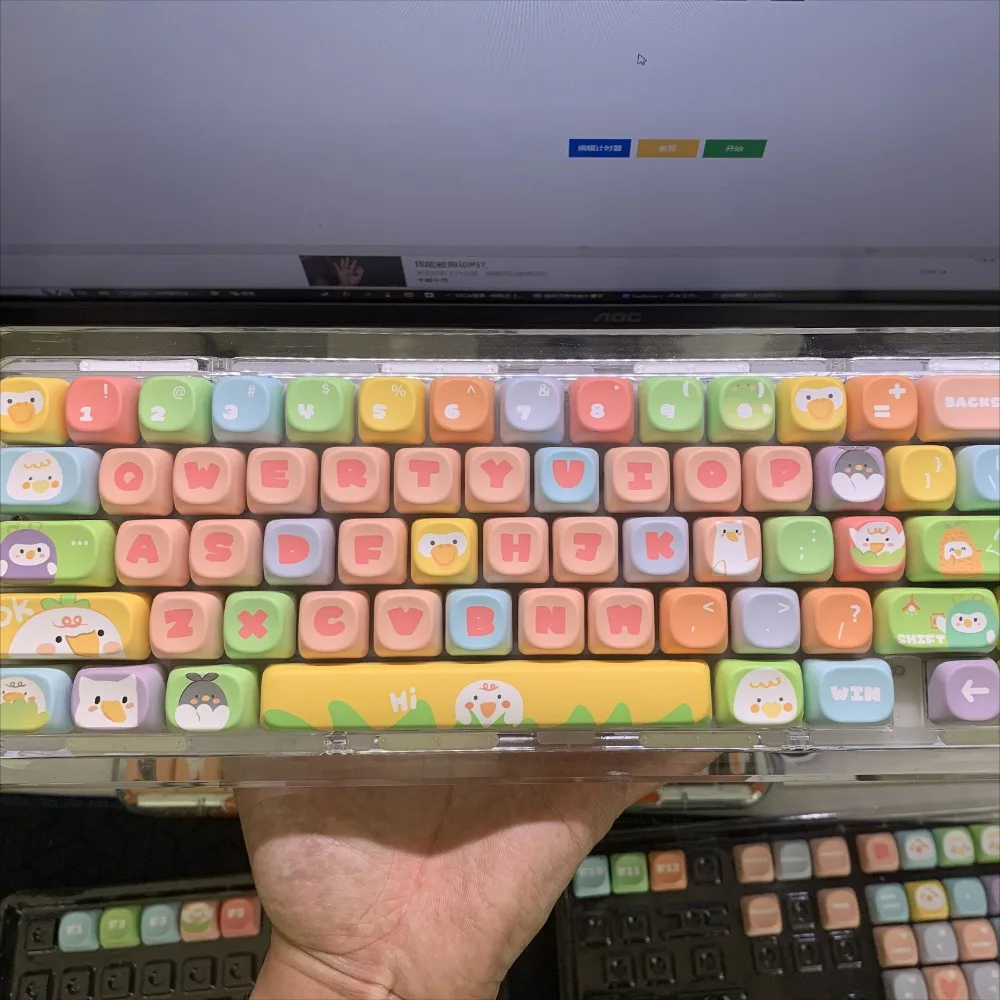 Skittles Land Keycap 135 Cherry/XOA PBT для игровой механической клавиатуры GMK67 61/64/87/104/108 клавиш